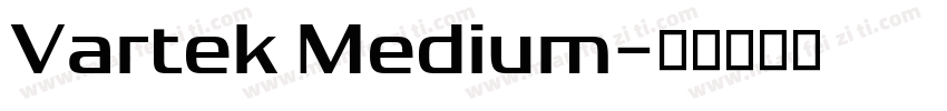 Vartek Medium字体转换